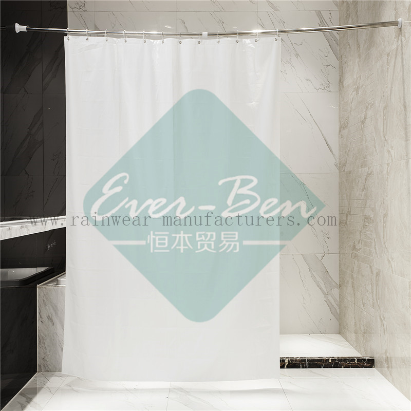 022 Translucent shower curtain Manufacturer